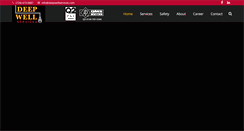 Desktop Screenshot of deepwellservices.com